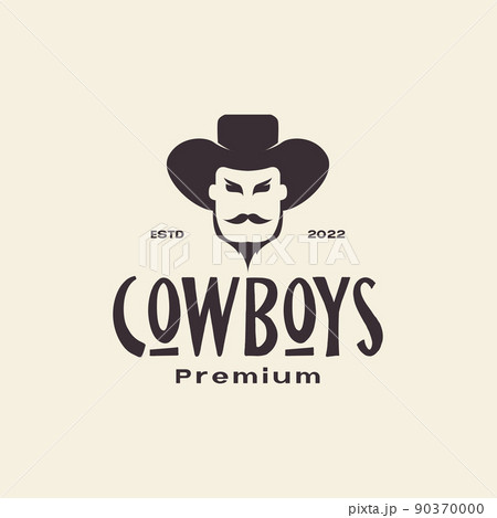 simple head cowboy vintage logo design vector graphic symbol icon illustration creative idea simple head cowboy vintage logo design vector graphic symbol icon illustration creative idea 90370000