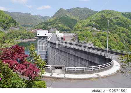 弥栄ダムの景色 90374364