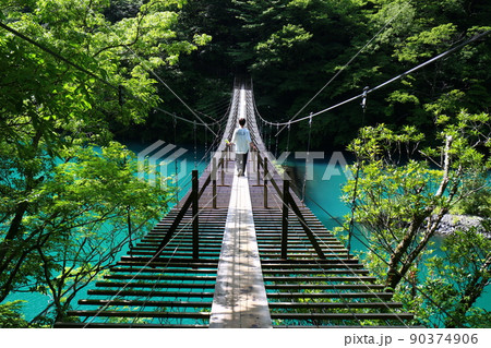 静岡・金谷の寸又峡夢のつり橋 90374906