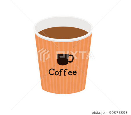 コーヒー　紙コップ 90378393