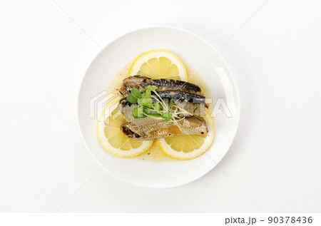 イワシ缶の爽やかレモン添え イワシ缶の爽やかレモン添え 90378436
