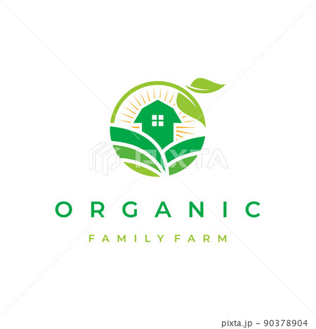 Green Nature Farm Agriculture Logo 90378904