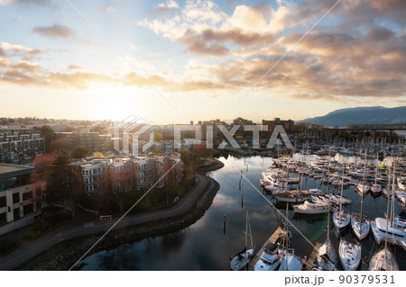 View of Vancouver City in False Creek, BC, Canada View of Vancouver City in False Creek, BC, Canada 90379531