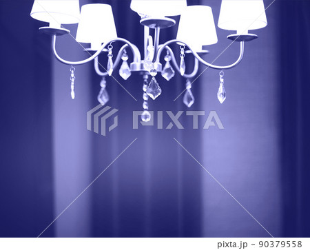 Chrystal chandelier close up 90379558