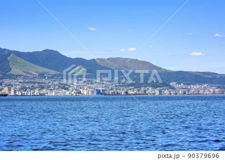 別府湾と別府街並 90379696