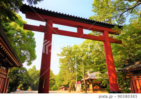 武蔵一宮 氷川神社 大宮氷川神社 三の鳥居 武蔵一宮 氷川神社 大宮氷川神社 三の鳥居 90380365