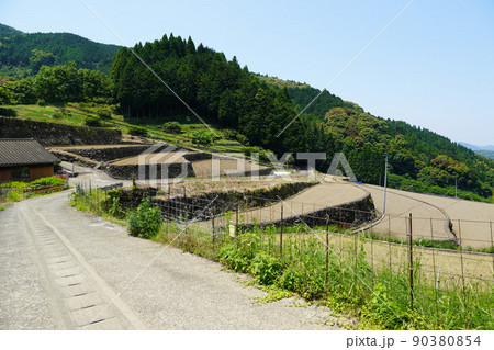 蕨野の棚田（南川原の棚田・佐賀県） 90380854