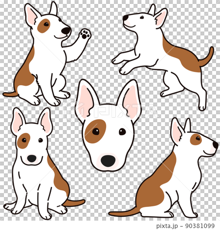 簡單可愛的鬥牛梗插圖集與主線 90381099