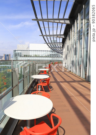 日本科学未来館 7階の展望ラウンジ 日本科学未来館 7階の展望ラウンジ 90382065