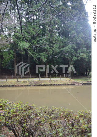 田尻の池(山中城跡公園/静岡県三島市山中新田) 田尻の池(山中城跡公園/静岡県三島市山中新田) 90383312