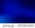 Gradient background from dark blue squares. Geometric blue halftone texture for presentation, magazines, fliers, annual reports, posters and business cards. Vector illustration 90384264