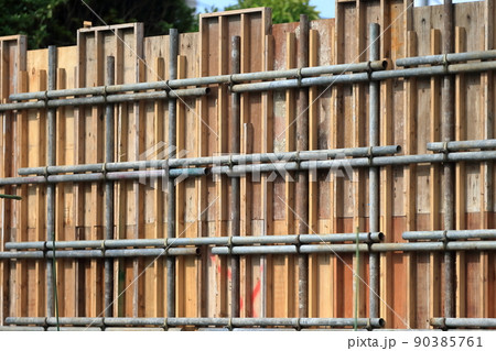 型枠の建て込み　イメージ 90385761