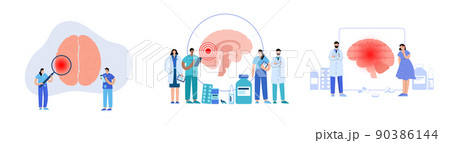 epilepsy seizure concept 90386144