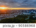 景色 夕暮れ 朝 90386968