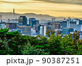 ソウル 風景 夕日 90387251