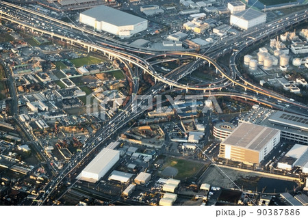 三郷ジャンクション　空撮 90387886