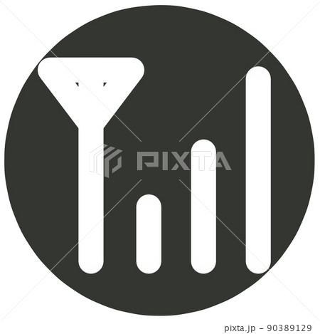 電波のアイコン 90389129