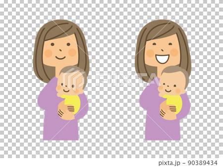 Housewife baby smile Housewife baby smile 90389434