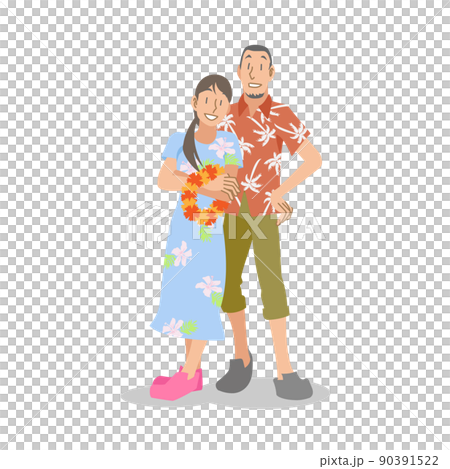 A couple enjoying a vacation at the resort 90391522