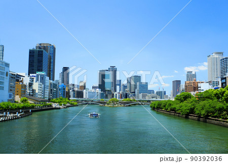 大阪 中央区天満橋〜北浜の風景 大阪 中央区天満橋〜北浜の風景 90392036