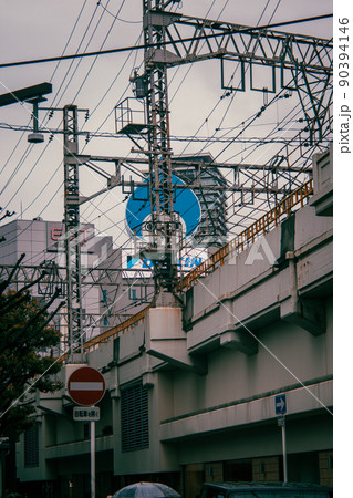 大阪　梅田　茶屋町　街並み 90394146