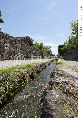 島原武家屋敷街と水路 90394261