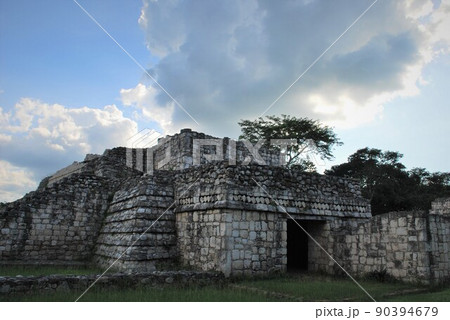 メキシコのマヤ遺跡、エクバラム遺跡 メキシコのマヤ遺跡、エクバラム遺跡 90394679