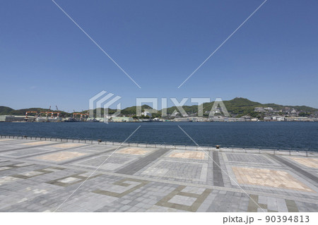 松が枝埠頭からの長崎港 松が枝埠頭からの長崎港 90394813