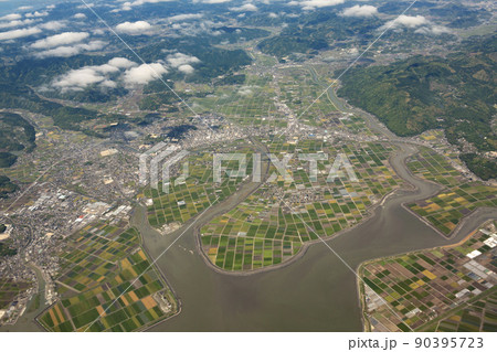 風頭からの長崎市街地 90395723