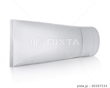 Cosmetic products packing for cream isolated on white background Cosmetic products packing for cream isolated on white background 90397534