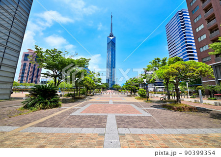 福岡 都市風景 福岡タワー 福岡 都市風景 福岡タワー 90399354