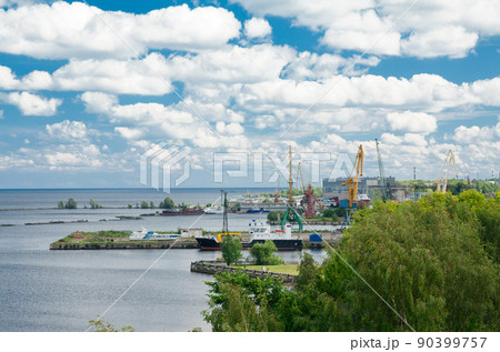 View of the port Petrozavodsk 90399757