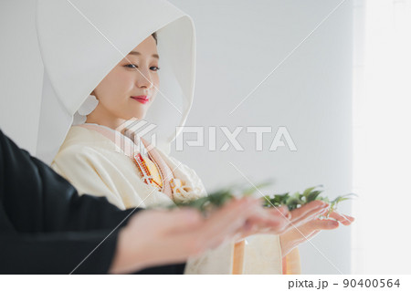 白無垢 綿帽子 榊 白無垢 綿帽子 榊 90400564