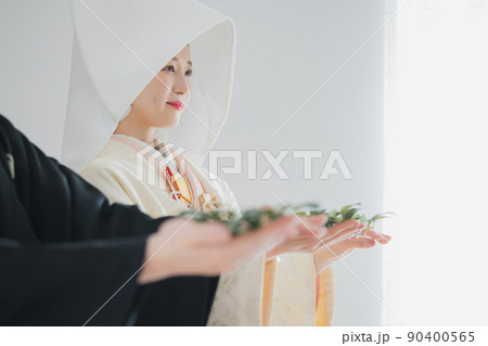 白無垢　綿帽子　榊　 90400565
