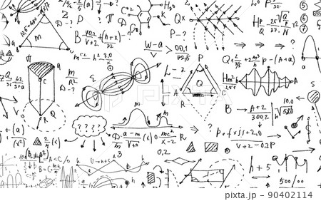 Math geometry formulas on background. Math geometry formulas on background. 90402114