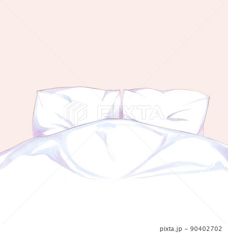 ダブルベッドの背景 90402702