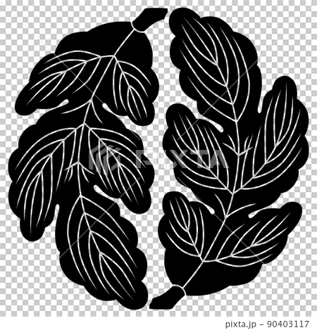 It is a family crest. It is called Kaji no Ha. It is a family crest. It is called Kaji no Ha. 90403117
