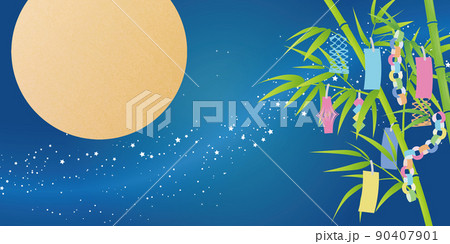 七夕　背景素材 90407901