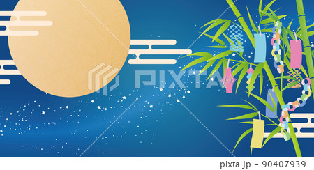 七夕　背景素材 90407939