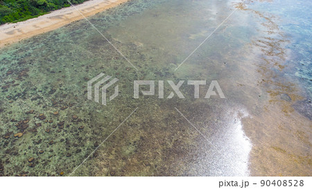 【空撮】石垣島 米原ビーチ 【空撮】石垣島 米原ビーチ 90408528