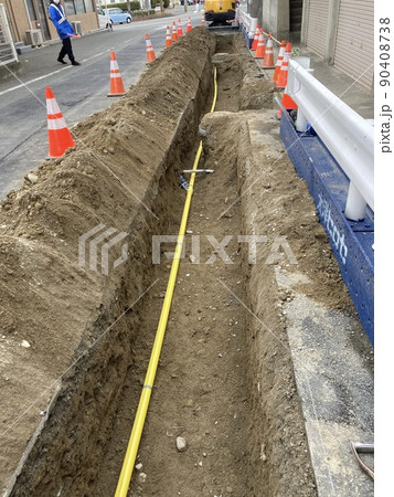 ガス埋設管老朽化にともない入れ替え工事 90408738