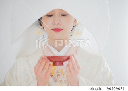 白無垢 綿帽子 白無垢 綿帽子 90409021