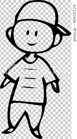 b-boy hip hop rapper DJ fashion illustration 90410124