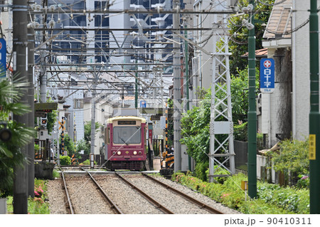 ＜東京都＞東京さくらトラム（都電荒川線）　新庚申塚駅 90410311