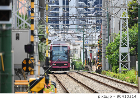＜東京都＞東京さくらトラム（都電荒川線）　新庚申塚駅 90410314
