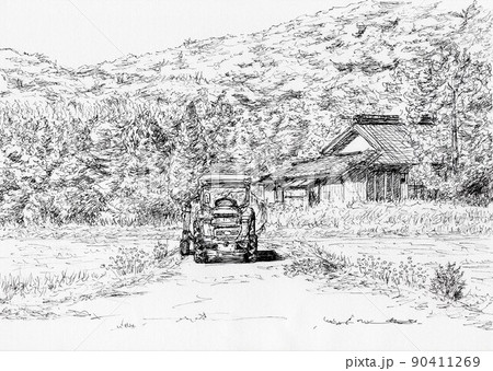 里山の夏 90411269