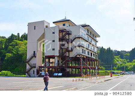東日本大震災 宮古市 田老町 津波遺構 たろう観光ホテ 東日本大震災 宮古市 田老町 津波遺構 たろう観光ホテ 90412580