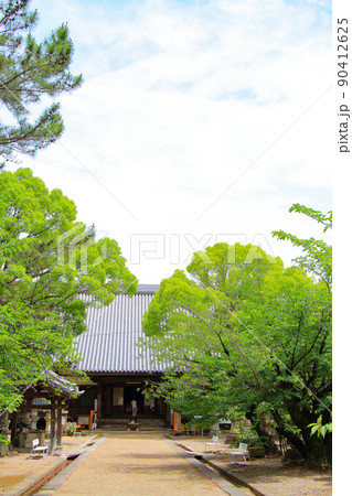 岡崎市、大樹寺本堂の風景 岡崎市、大樹寺本堂の風景 90412625