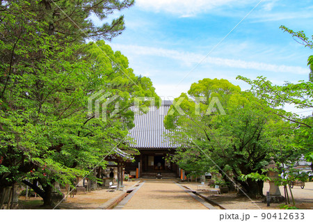 岡崎市、大樹寺本堂の風景 岡崎市、大樹寺本堂の風景 90412633
