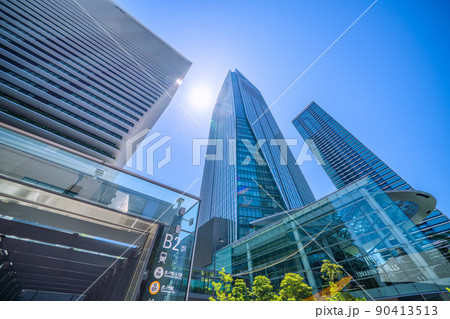 日本の東京都市景観 7月並み。5月だが東京初の真夏日。虎ノ門ヒルズなどを望む=5月29日 日本の東京都市景観 7月並み。5月だが東京初の真夏日。虎ノ門ヒルズなどを望む=5月29日 90413513
